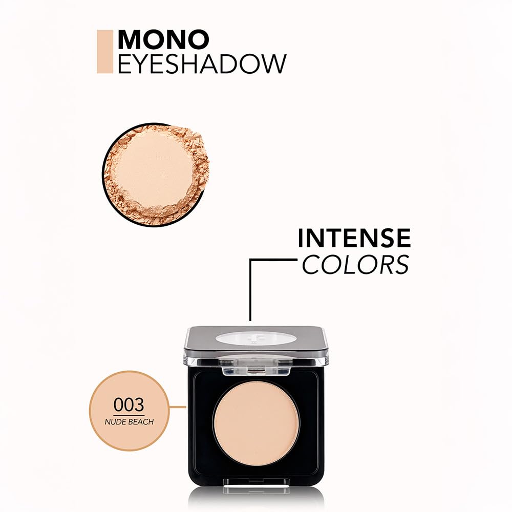 Flormar Mono Yüksek Pigmentli & Mat Bitişli Kompakt Göz Farı 003 NUDE BEACH