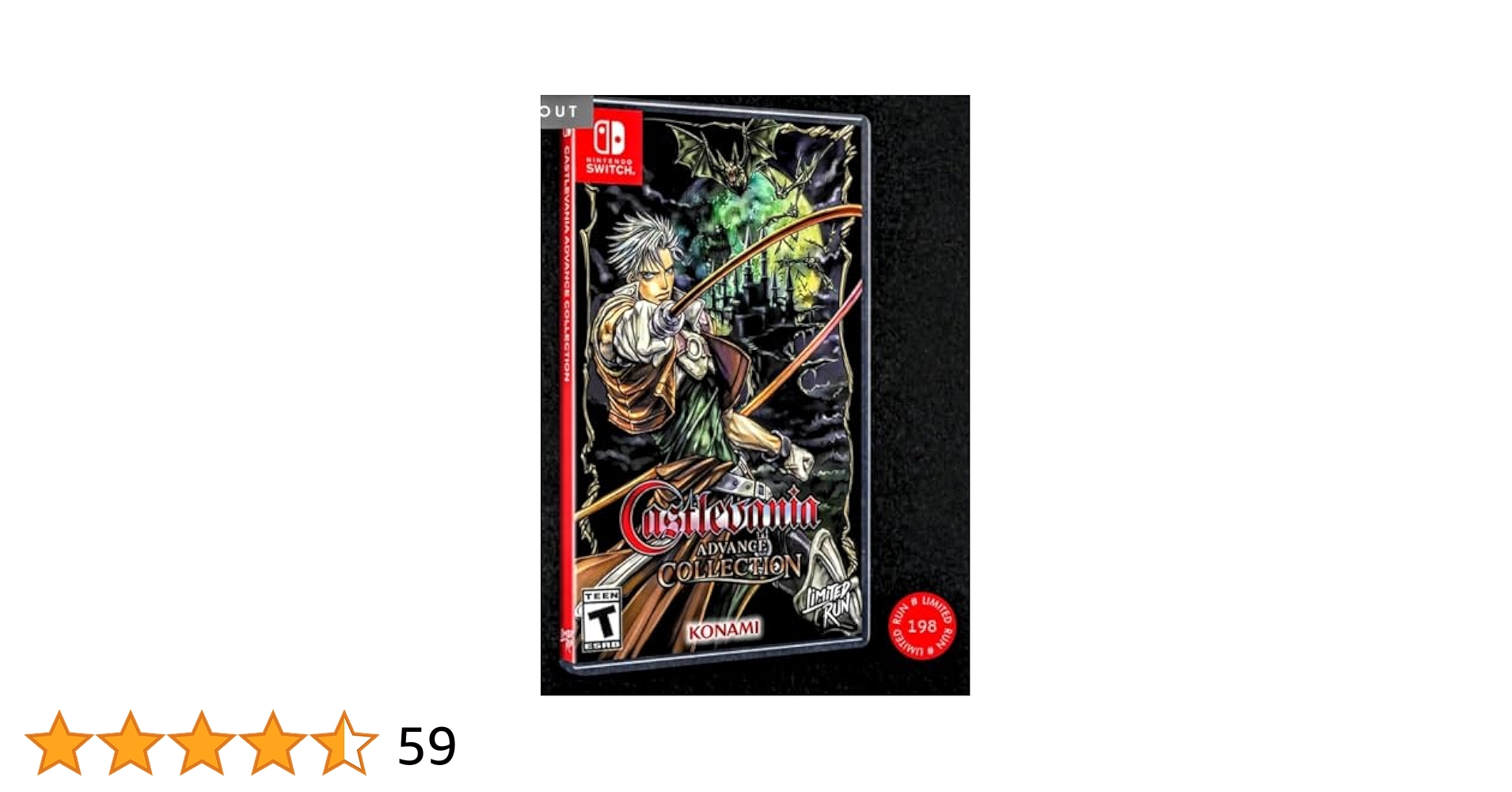 【新品】Switch キャッスルバニア 悪魔城ドラキュラ コレクション ２点 予約[スイッチ]Castlevania Advance Collection[輸入版](新品