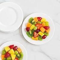 Vista 4 de Recipiente de melamina Reston Lloyd, negro, juego de 6 piezas, Plato para ensaladas, Blanco