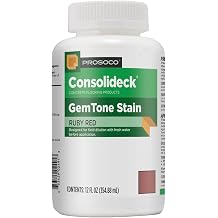 PROSOCO GemTone Stain | Translucent Color Dye for Interior Concrete Floors - Onyx 12 OZ