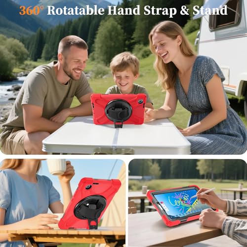 Coque antichoc Lenovo Tab One 8.7 2025 robuste K9 TB305FU rouge