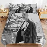 Exquisite Verarbeitung: Doppelnadel-Nähkante im Vergleich zu anderen Bettbezügen sind haltbarer. Klares Muster, lange Lebensdauer.