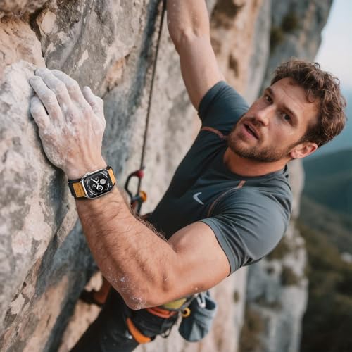 SUNFWR Rugged Nylon Band for Apple Watch 42mm(Series 11/10) 41mm 40mm 38mm Men,Velcro Tactical Military Strap for iWatch Series 11/10/9/8/7/6/5/4/3/2/1/SE by SUNFWR - Image 8