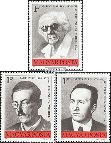 Prophila Collection Ungarn 3077A-3079A (kompl.Ausg.) postfrisch ** MNH 1975 Bedeutende Ungarn (Briefmarken für Sammler) Prophila Collection Ungarn 3077A-3079A (kompl.Ausg.) postfrisch ** MNH 1975 Bedeutende Ungarn (Briefmarken für Sammler)