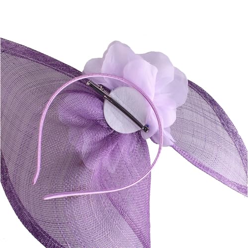 Bandeau en maille avec fleur pour sublimer une coiffure de bal simple