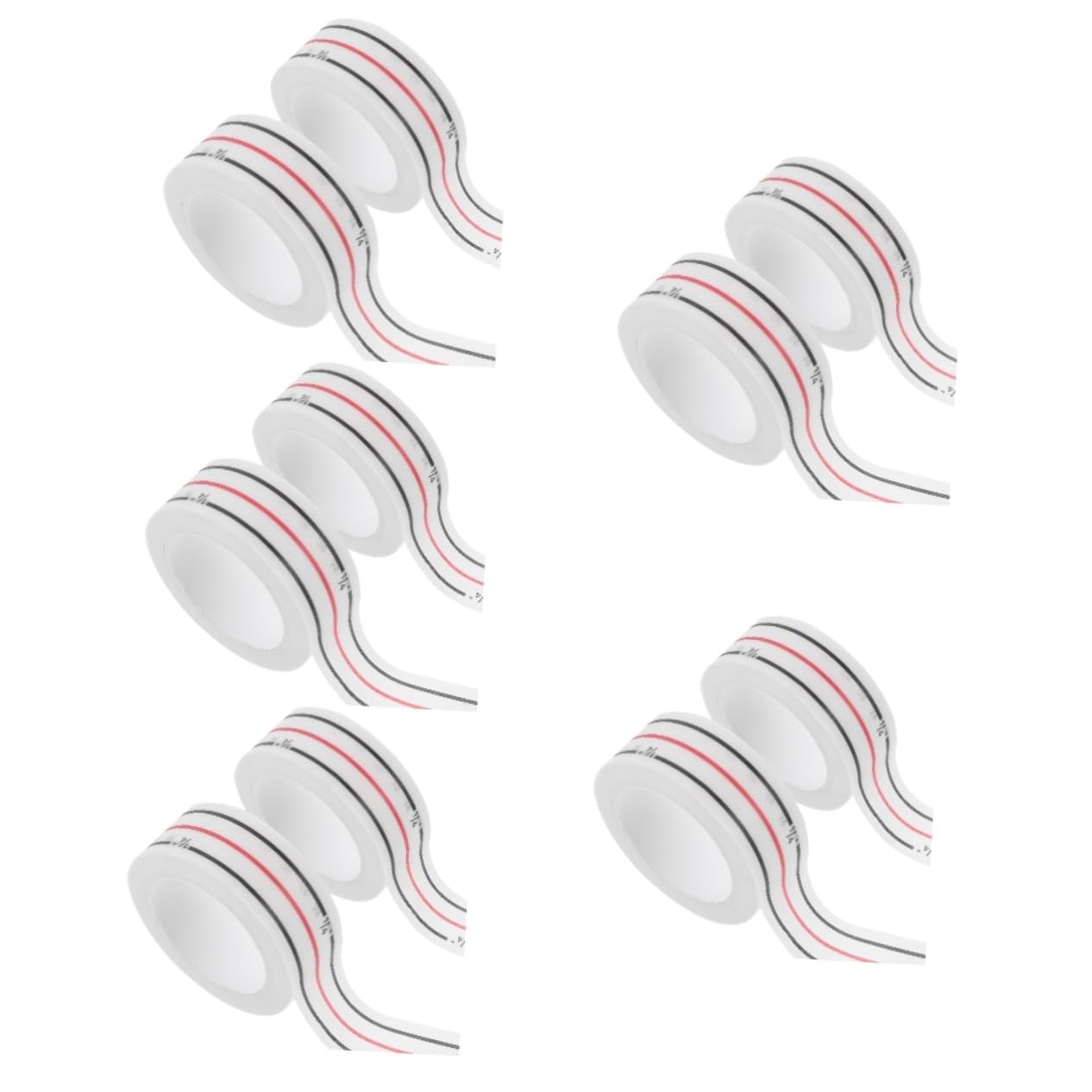 OSALADI 5 Sätze Nähpapier Klebeband Tearable Diagonal Nahtband Für Quilting Und Nähprojekte Einfache Handhabung Vielseitig Einsetzbar 2 Rollen * 5
