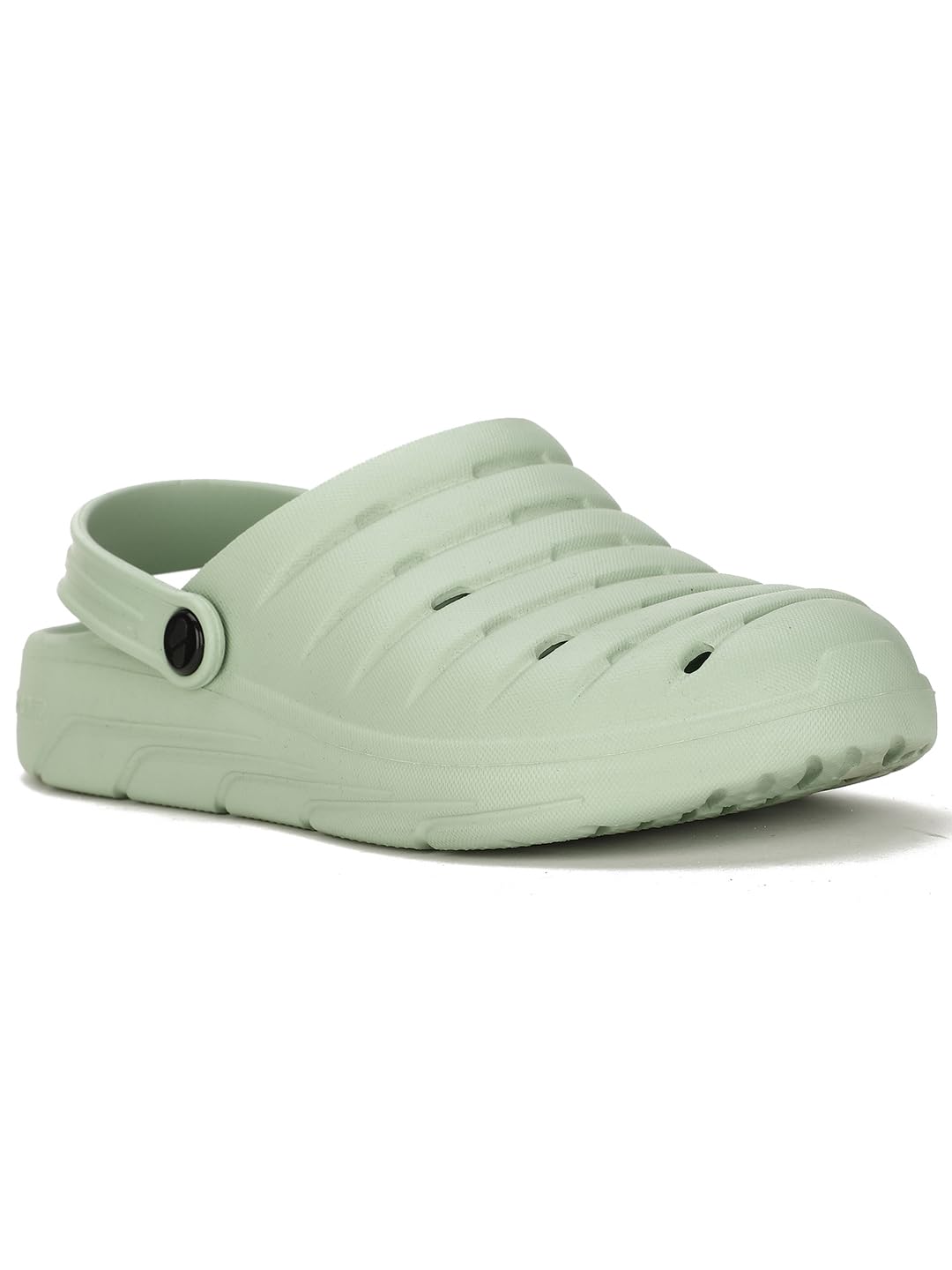 Green Clog Sandals with Backstrap for Women|Comfortable|Lightweight|Waterproof|Slip Resistant-image-28