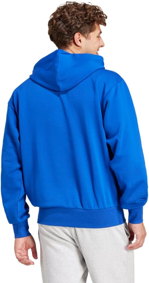 adidas Men's Essentials Feel Cozy Fleece Hoodie Sweatshirt - Image 3