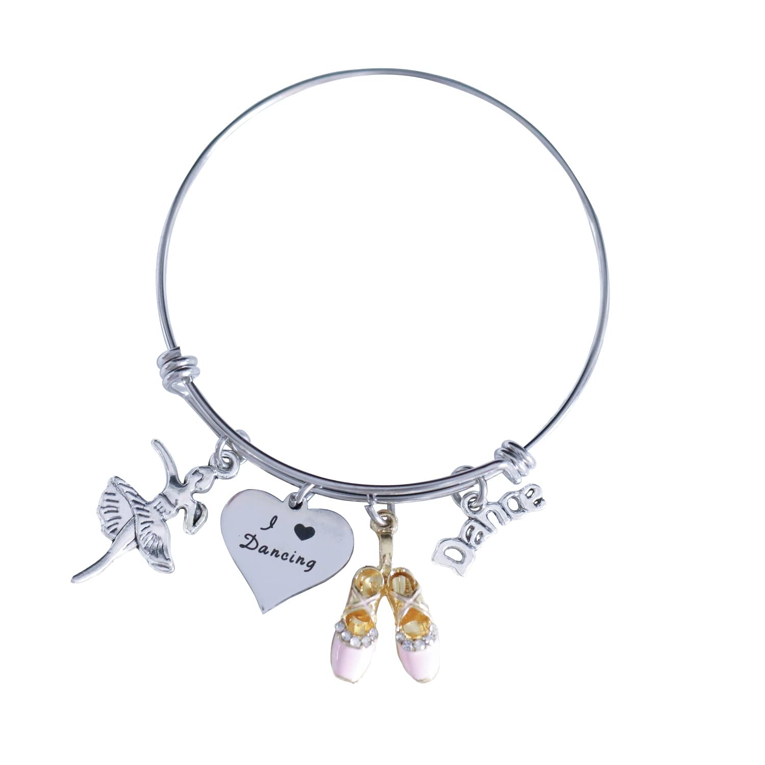 VALAFODance Bracelet for Girls Gifts Teen Women Teenager Ballet Teacher Birthday Presents Dance Charm Dancer Bracelet