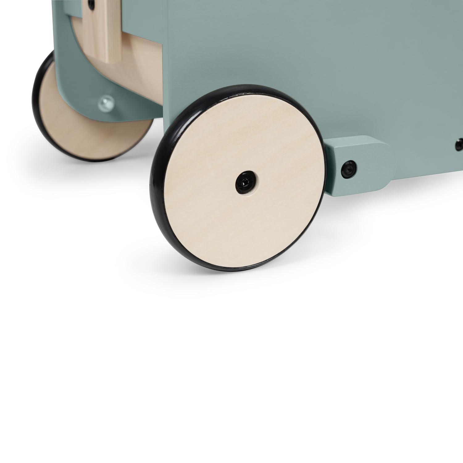 hauck Learn to Walk Dolls Wózek dla dzieci od 1 roku życia, wózek dla lalek i pluszaków do 43 cm, wielofunkcyjny drewniany chodzik z hamulcem i rączką