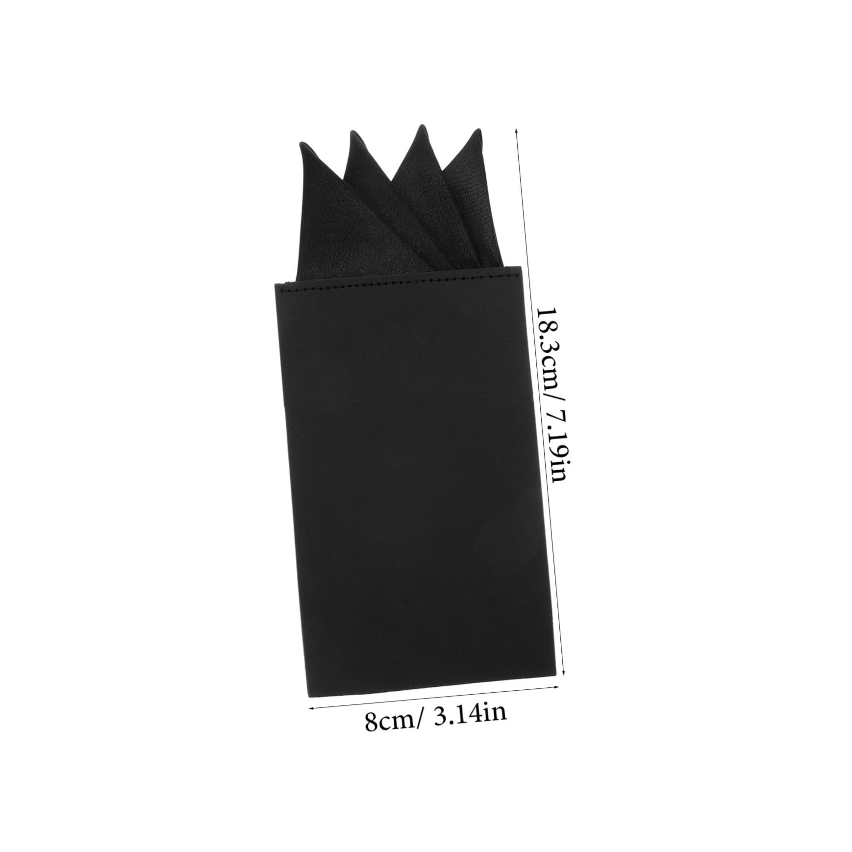 Healeved Fine Textured Business Suit Bra's Pocket Square Handkerchief Accessory for Occasion
