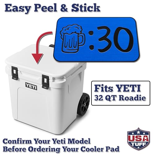 Image of USATuff SeaDek EVA Mat Cooler Pad fits YETI | Peel & Stick Application | Non Slip Comfort Accessories