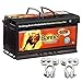 Produktbild Banner Campingartikel Vliesbatterie AGM Running Bull 80AH 12V Batterie inkl. Polklemmen Auto Boot Wohnmobil