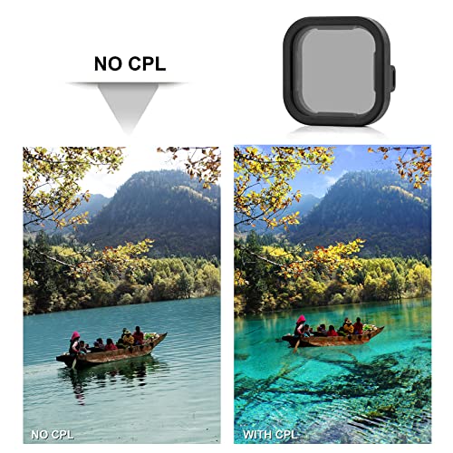 SOONSUN Pacote com 6 filtros de lente para GoPro Hero 12 11 10 9 preto (ND8, ND16, ND32, CPL, magent
