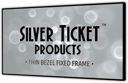 Miniatura 2 de Silver Ticket Products Serie S7 - Marco fijo de cine en casa de 6 piezas, marco fijo 4K8K Ultra HD, HDTV, HDR y pantalla de proyección 3D activa,