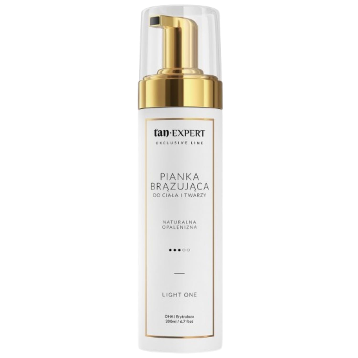 Light One samoopalacz Mousse 200 ml zestaw z rękawicą aplikacyjną Magic Mitt do twarzy i ciała