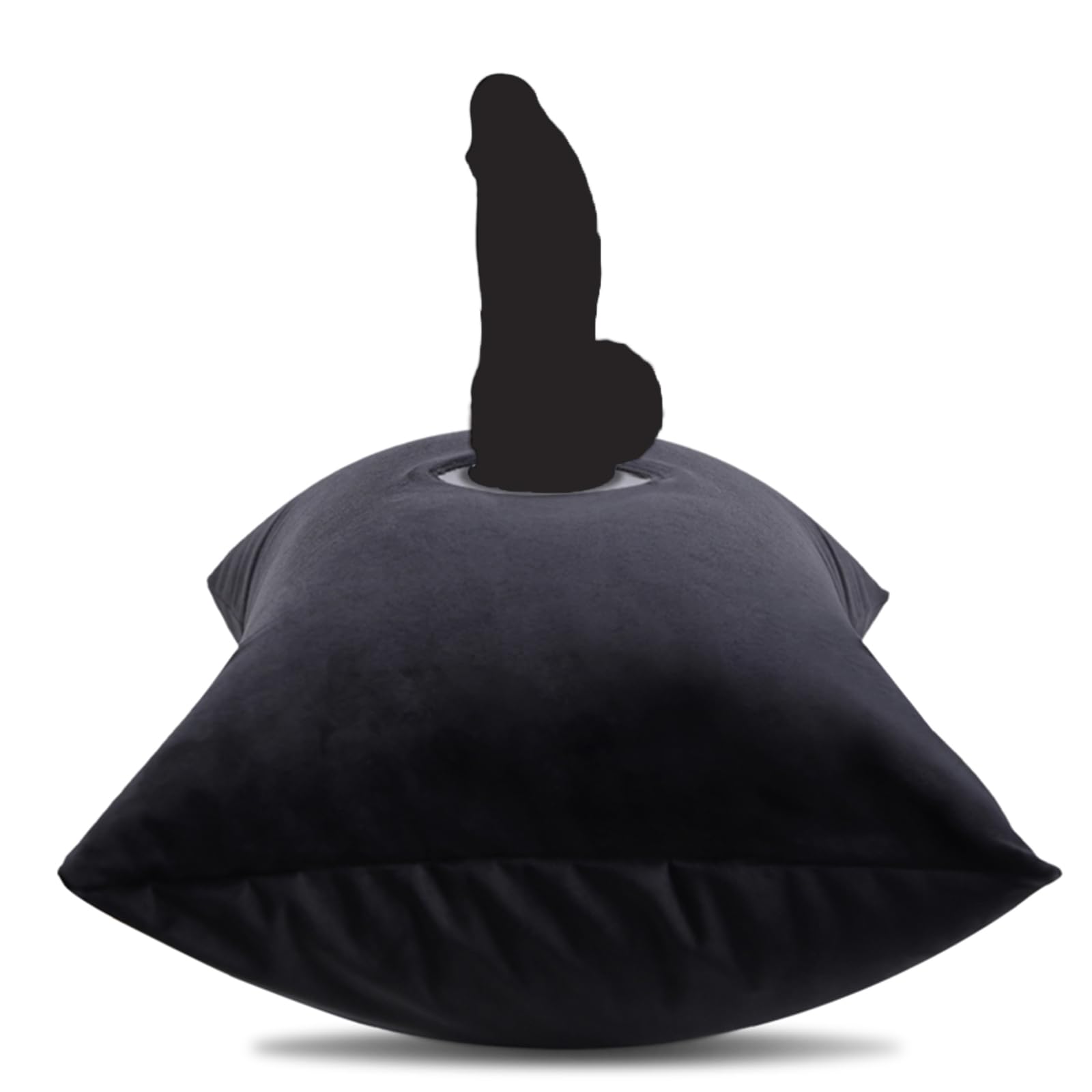 Cuscino Posizione Sessuale con Supporto per Dildo, Rampa Gonfiabile per Cuscino Sessuale per Supporto di Posizione Più Profondo, Cuscino da Viaggio Portatile per Adulti Coppie Donne Uomini
