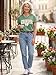 QIXYN Mama Shirts Bow Graphic Tee for Women Mom Shirt Vintage Casual Short Sleeve Trendy Mother Gift Tops for Grandma