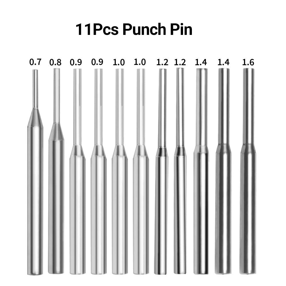 Sanfoelek Outil professionnel pour ouvrir le boîtier arrière de montre - Outil de réparation d'horloger - Outil de retrait de maillons de bracelet de montre - Ajusteur de maillons - Outils d'entretien