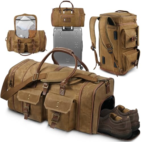 ARCFOX 45L Waxed Canvas Duffle Bag