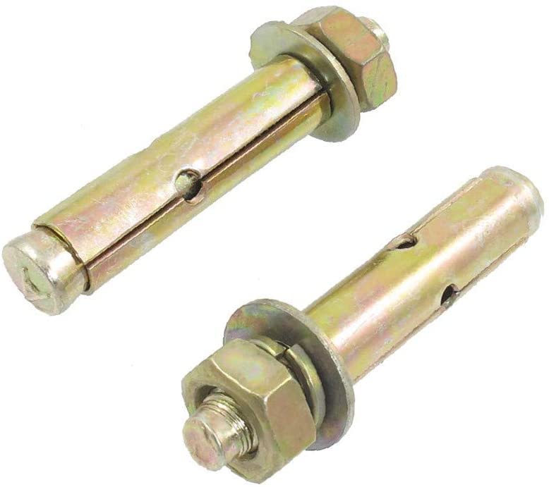 Pernos de expansión Tacos de pared, Expansion Bolts,Anchor Bolts,Hex Nut Sleeve hors Tool Metal Expansion Bolt 2 Pcs