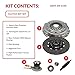Clutch And Slave Clutch Kit Compatible With S10 T10 Blazer Sonoma HombreGMC Savana 1500 LS LT SLE SLS SLT Xtreme ZR2 ZR5 Trailblazer Sport Diamond Edition 1996-2003 4.3L V6 GAS OHV (04-153S)