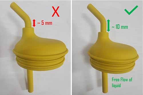 Miniatura 3 de Teleiotes 2 vasos de silicona para niños pequeños, vasos de paja de transición para bebés de 6 meses +, vasos de entrenamiento para bebés con dos