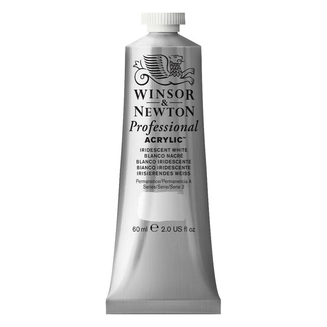 Winsor & Newton 2320330 Professional Acrylic Colour - Iridescent White - 60 ml