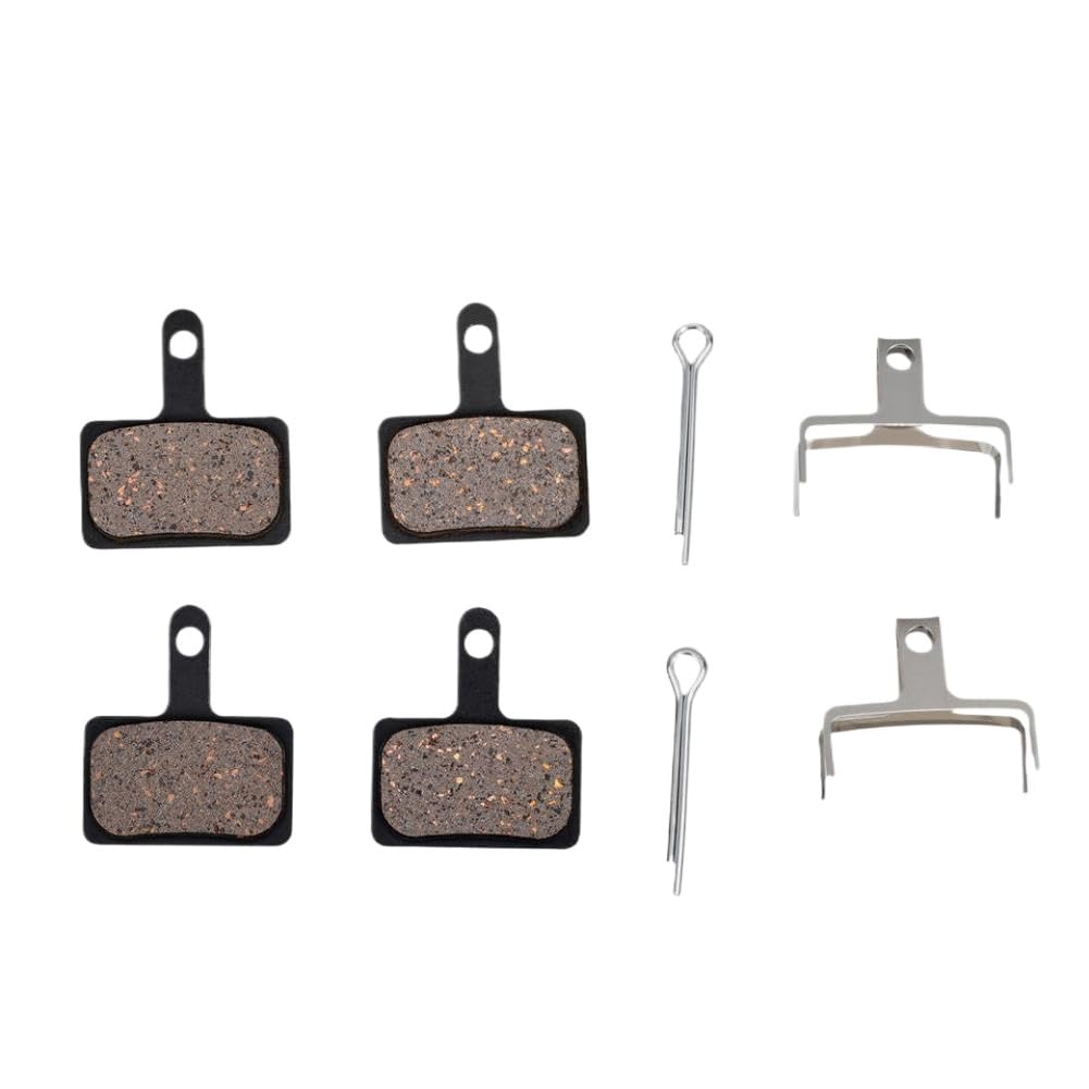 Pastillas de freno 1 par de pastillas de freno de disco delanteras y traseras de metal sinterizado compatibles con bicicleta eléctrica Ridstar Q20