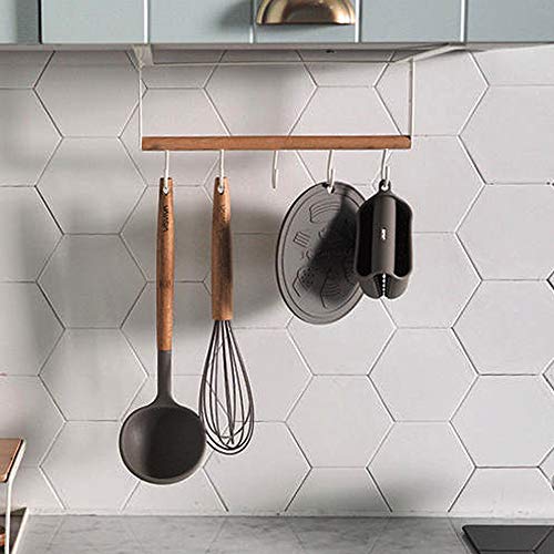 Waterluu 20 Pack 2.9 Inch Heavy Duty Ceiling Hooks Plant Hooks Vinyl Coated Screw-In Wall Hooks, Kitchen Hooks, Cup Hooks Great For Indoor & Outdoor Use（20 Black #TOP6