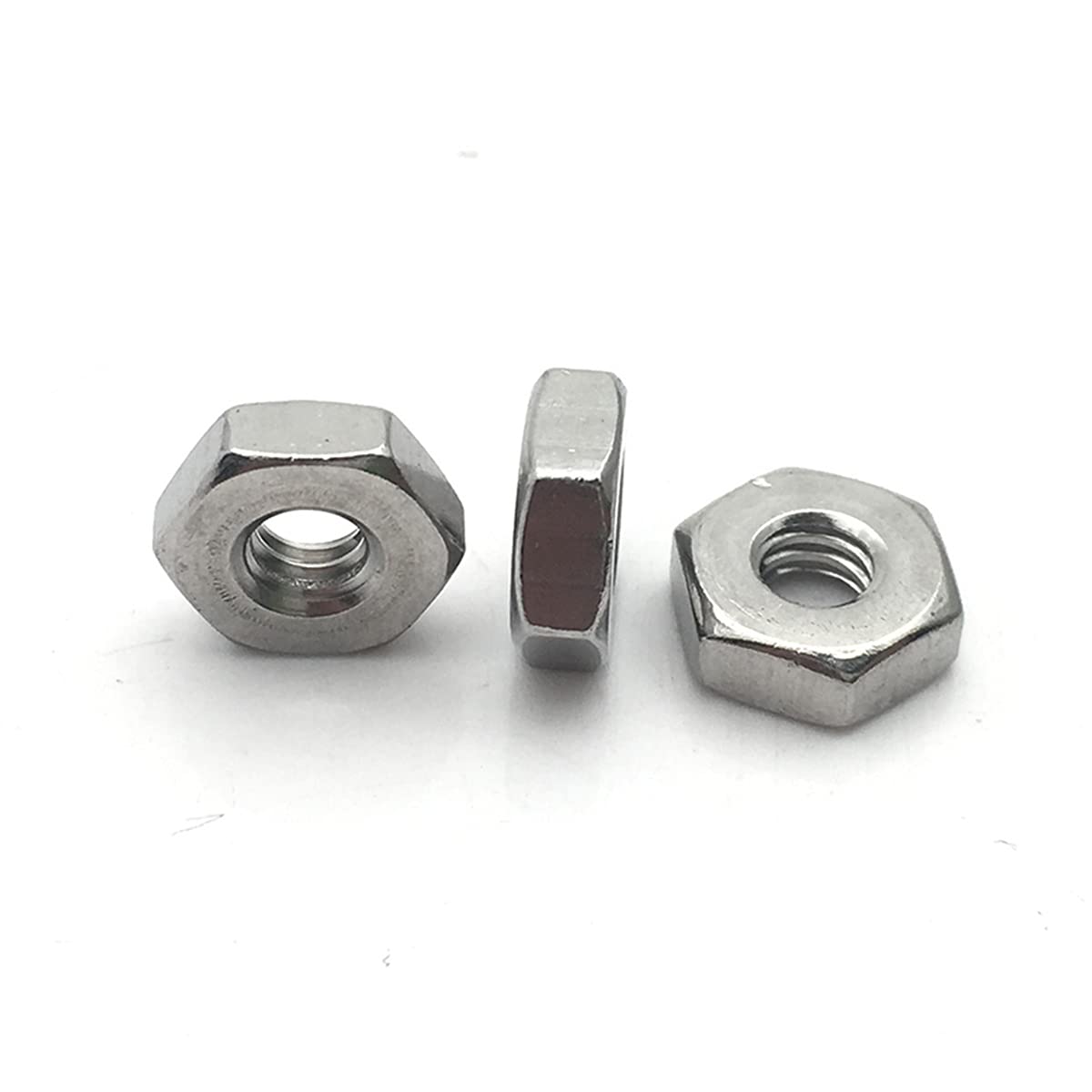 #10-24 Hex Nuts Stainless Steel 304 18-8 (100Pcs)