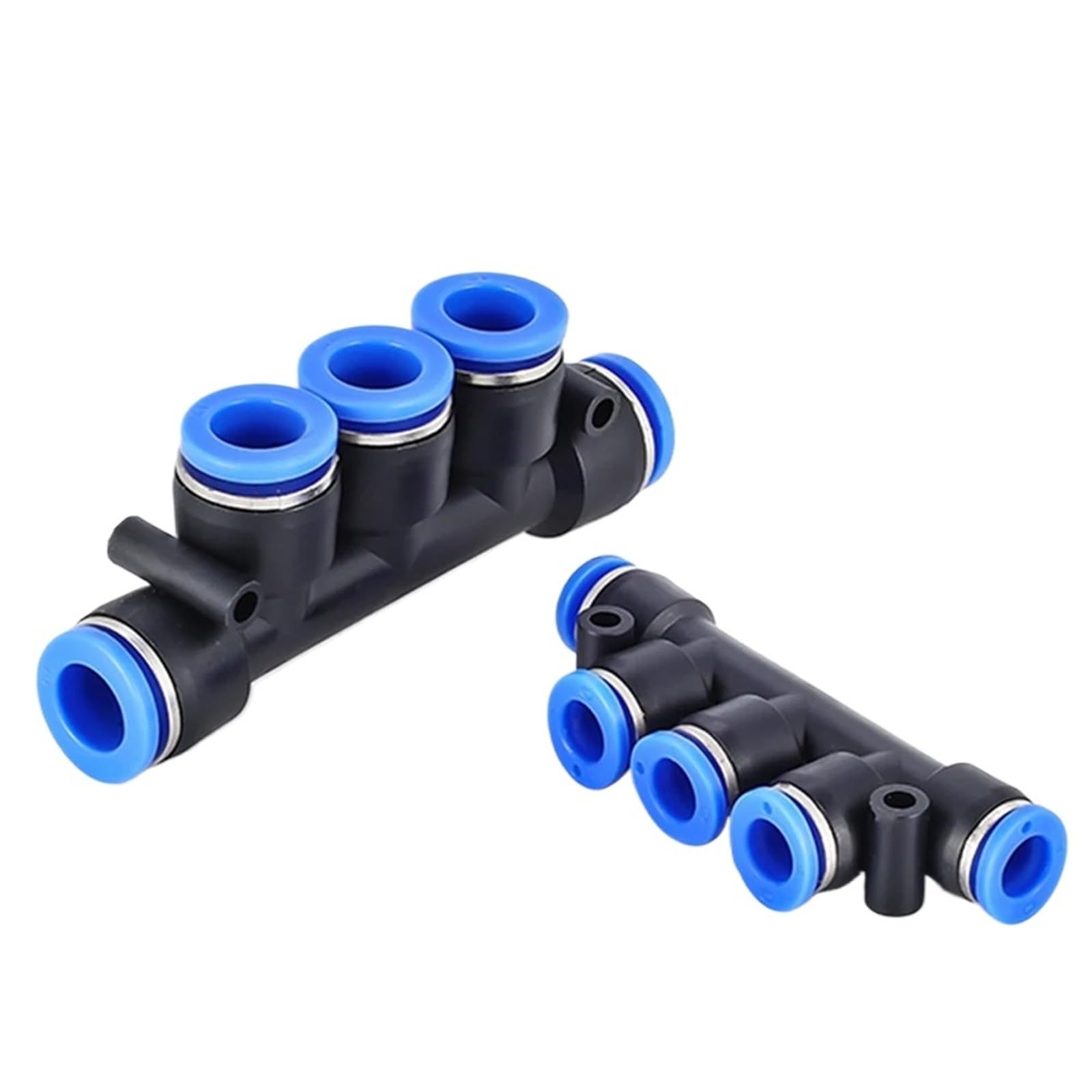 Conector rápido neumático PK para solucionar fugas en tubos de poliuretano de 4 a 12 mm
