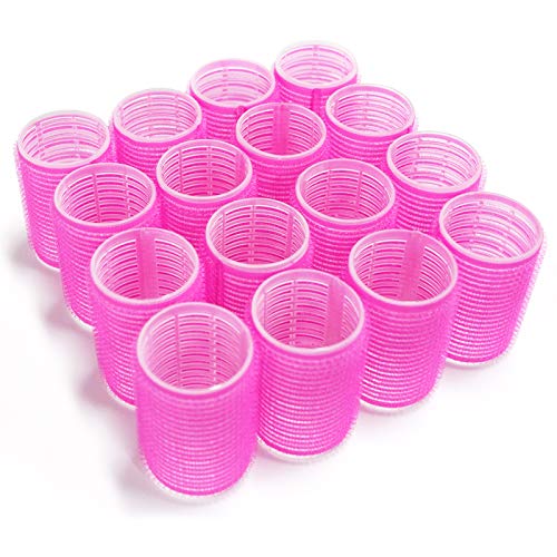 Salon Hair Dressing Curlers Self Grip Hair Rollers Set for Women Self Holding Rollers 16PCS