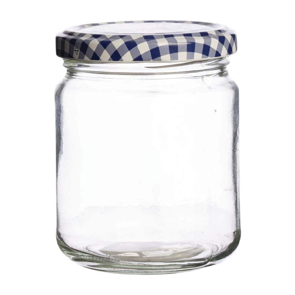 Kilner FA577 Einmachglas, rund, Drehverschluss, 228 ml, 86 mm x 68 mm, transparent, 12 Stück