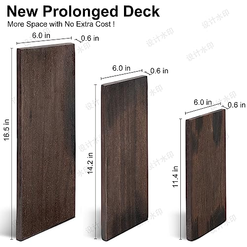 Rustic-Wood-Floating-Shelves-Hanging-Shelf-for-Wall-Decor-Storage-Books-Rack-for-Living-Room-Bathroom-Kitchen-and-Bedroom-BlackSet-of-3 Rustic Wood Floating Shelves Hanging Shelf for Wall Decor Storage Books Rack for Living Room Bathroom Kitchen and Bedroom BlackSet of 3