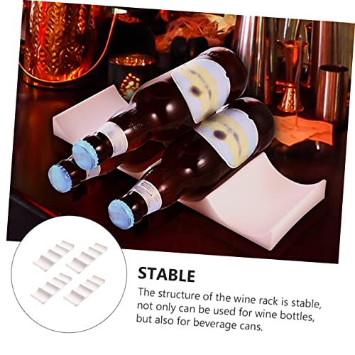 Soporte para botellas de vino 4 pcs elegante para barra miniatura 4