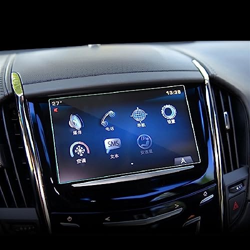 Verre trempé pour écran navigation GPS Cadillac ATS-L de finition premium