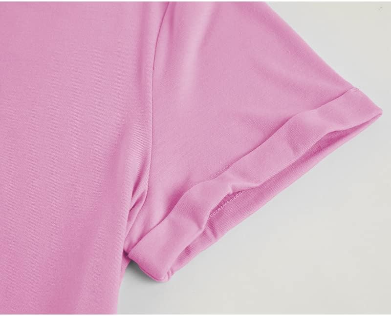 NIUBIA Women's T Shirts Summer Tops Simple Heart Graphic Shirts Sayings Short Sleeve Vacation Casual Blouse Thankful Tee - Image 5