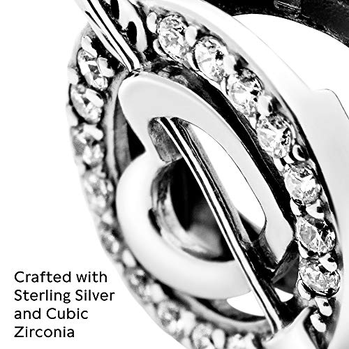 Pandora Jewelry Reflexions Heart and Arrow Clip Cubic Zirconia Charm in Sterling Silver3