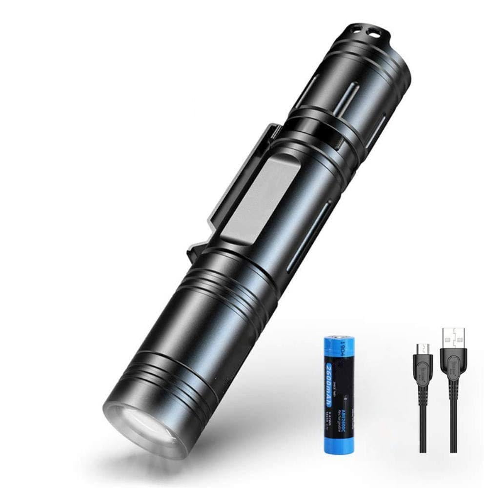 Lampe de poche LED tactique pour éclairer vos nuits de camping sauvage
