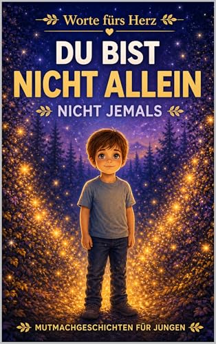 Du Bist Nicht Allein, Nicht Jemals: 12 herzerwärmende Kindergeschichten über Freundschaft, Verbundenheit und das Licht, das selbst in dunklen Momenten gefunden werden kann (Worte fürs Herz 5)