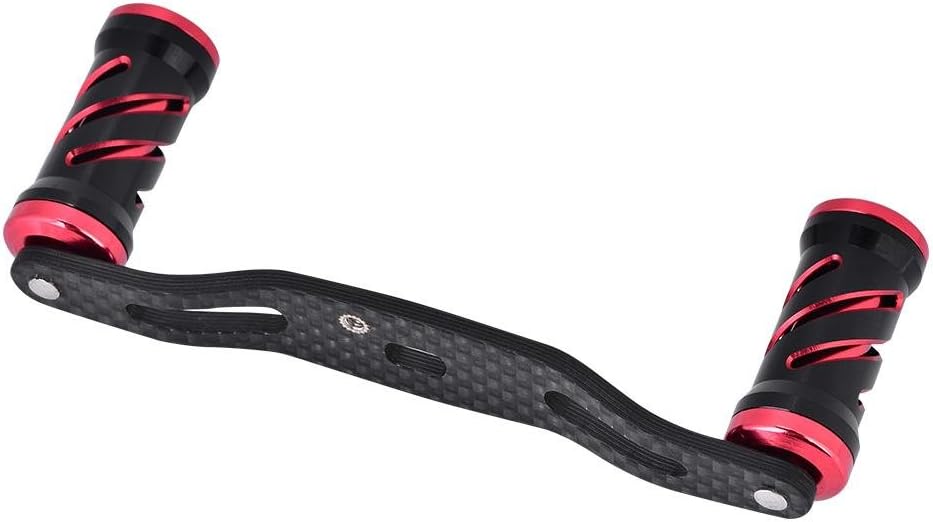 Baitcaster Handle, Carbon Fiber Frame Lightweight Durability, Fishing Reel Knob 3.75 Inch Length for Bass Freshwater Saltwater Anglers