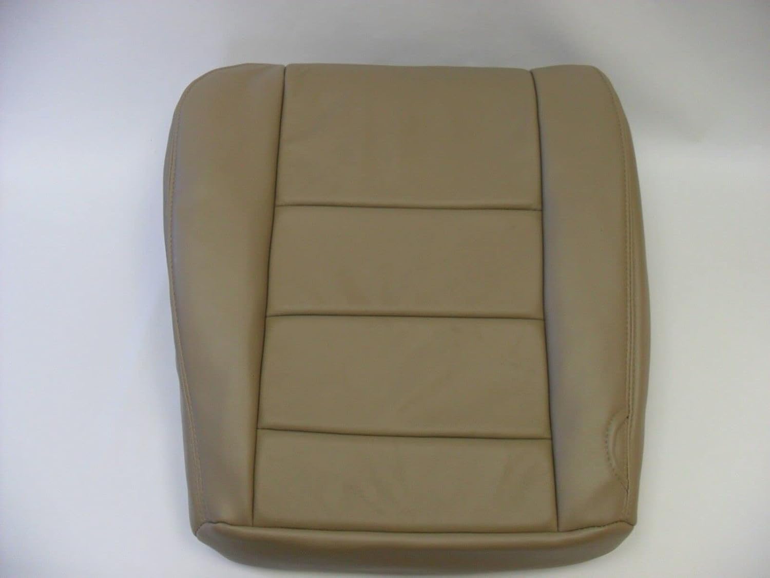 2002 to 07 for for Ford F-250 Lariat Driver & Passenger Bottom Leather Seat Covers TAN