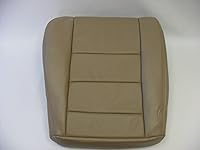 Vista 4 de 2002 a 07 para Ford F250 350 Lariat pasajero cubierta de asiento inferior cuero/vinilo TAN