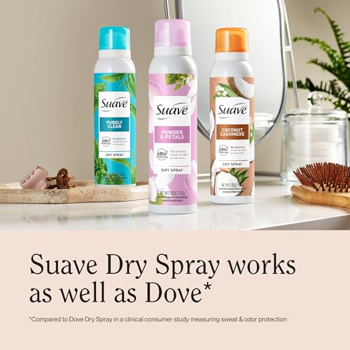 Suave Purely Clean Desodorante Antitranspirante Spray Seco 3.8oz 12 pack miniatura 7