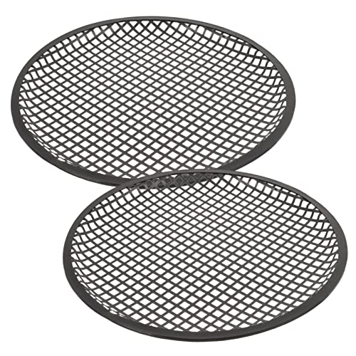 ifundom 2pcs Car Speaker Protective Mesh Cover Speaker Grill for Subwoofer Audio Shielding Net Easy Installation for Car and Home Use