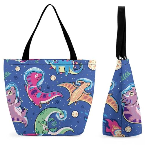 Sac grand format dinosaure de l'espace : style original et volume 28,5x18x32,5cm