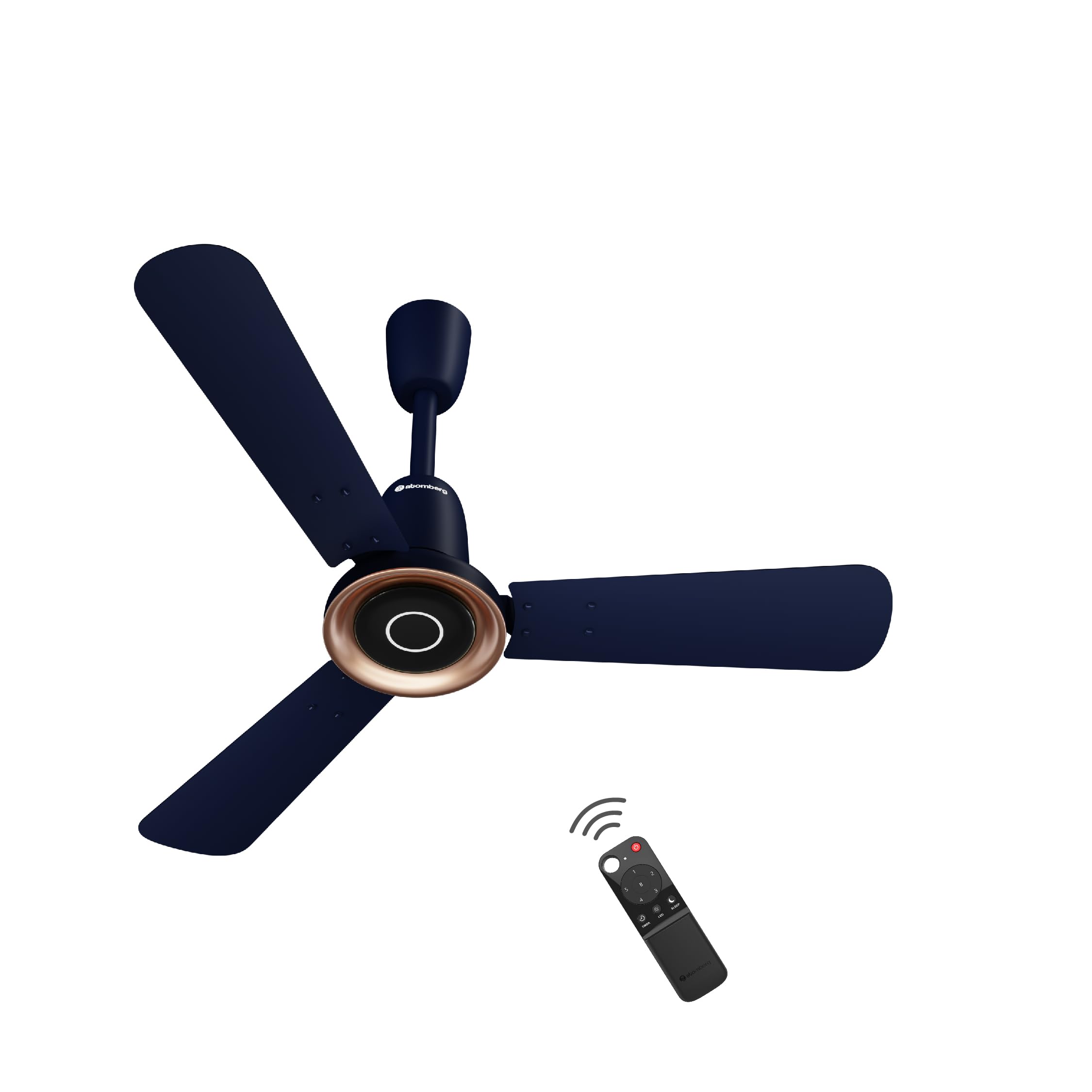 atomberg Studio Nexus Smart 900mm BLDC Ceiling Fan with IoT & Remote Control | 5-star | Newly Launched | High Air Delivery with Moonbeam Light | Low noise | 3 Year Warranty|Ritz blue-image-30