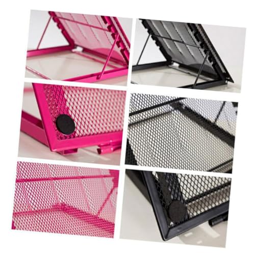 Base para portátil HOMSFOU plegable con soporte rosa miniatura 6