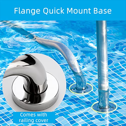 Barandal para piscina acero inoxidable 304 125x80 cm miniatura 4
